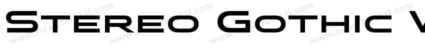 Stereo Gothic W01 75字体转换